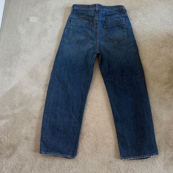 Nili Lotan Tribeca Barrel-Leg Jeans in Classic Wash - Picture 5 of 11